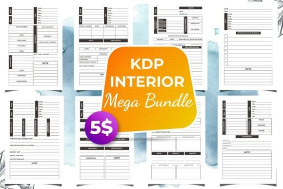 Download Best Selling KDP Mega Bundle Templates 1 - Mega bundle Collection