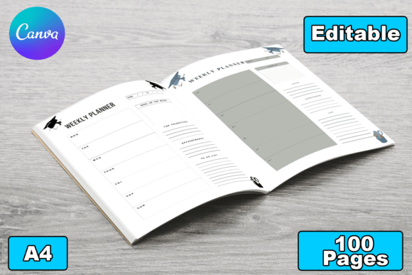 Download KDP Best Freebie Weekly Planner  2023 - Premium Bundle