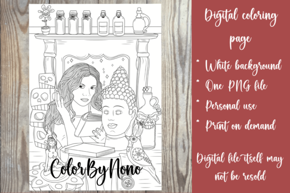 Download Spiritual Woman Coloring Page - Spiritual woman Collection