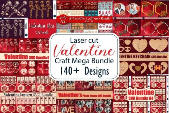 Download Laser Cut Valentine Craft Mega Bundle - Mega bundle Collection